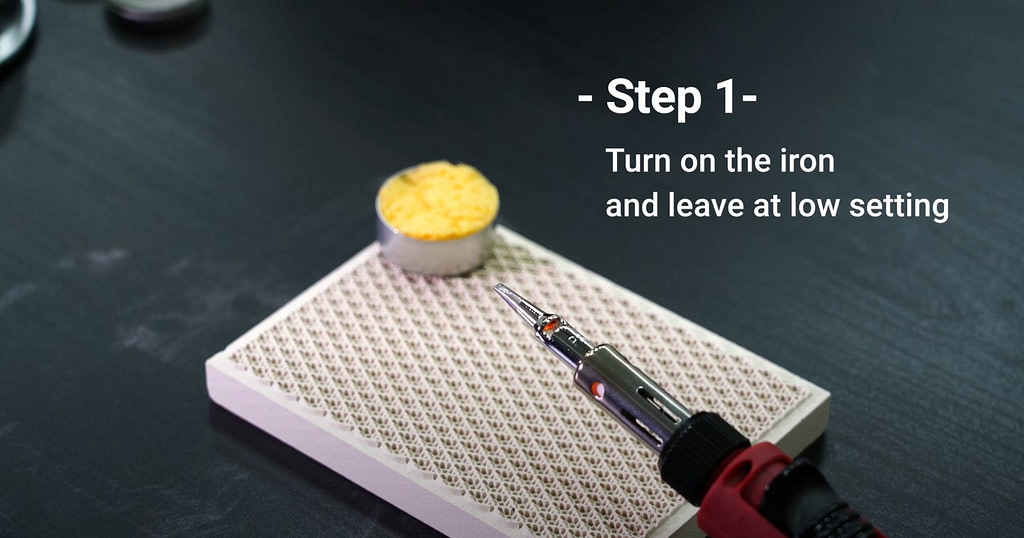 Step 1 on how to Clean & Maintain Your Soldering Iron Tip