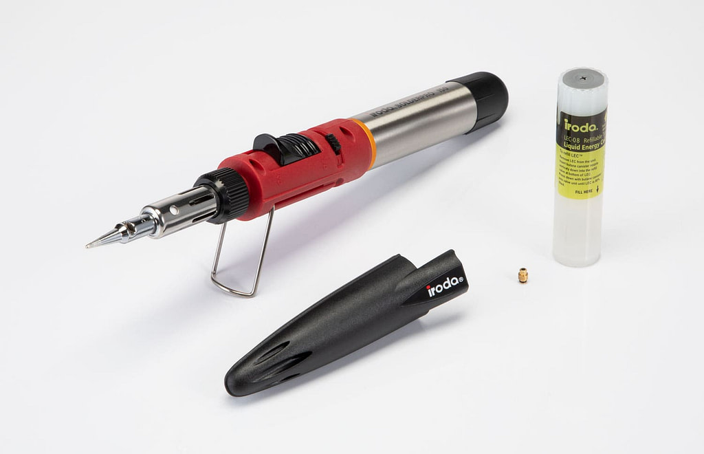 SOLDERPRO 50 Professional Butane Soldering Iron with a Protective Cap and a LEC ( Liquid Energy Cell) from Pro-Iroda