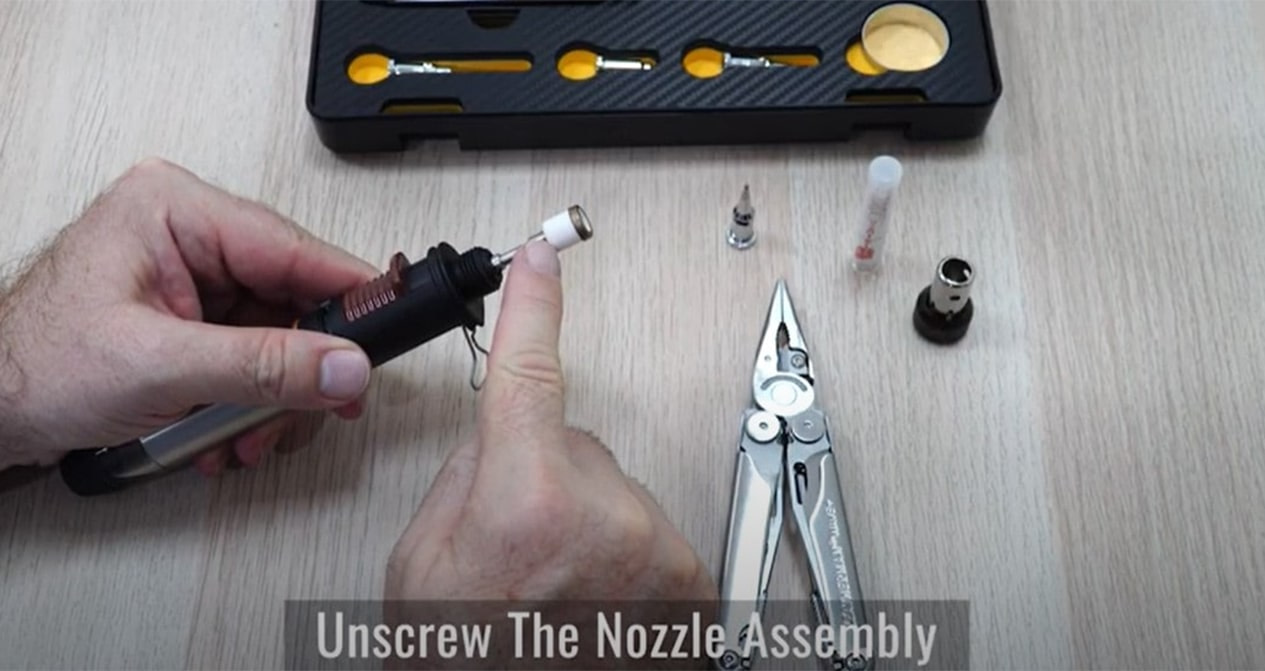 How to Replace The Iroda PS-14 Valve on pro iroda's soldering iron and butane torches