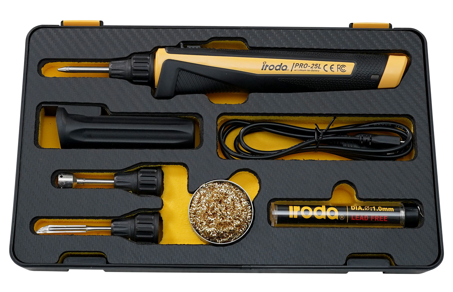PRO-25L Cordless USB Rechargeable Soldering Iron Kit from Pro-Iroda